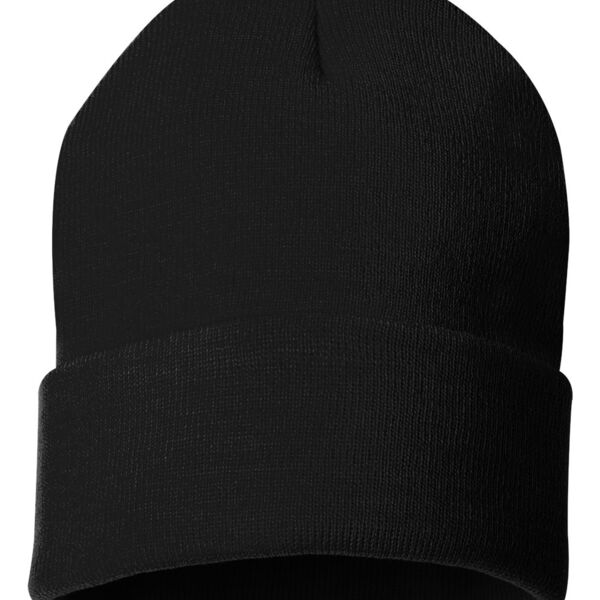 Solid 12" Cuffed Beanie Thumbnail