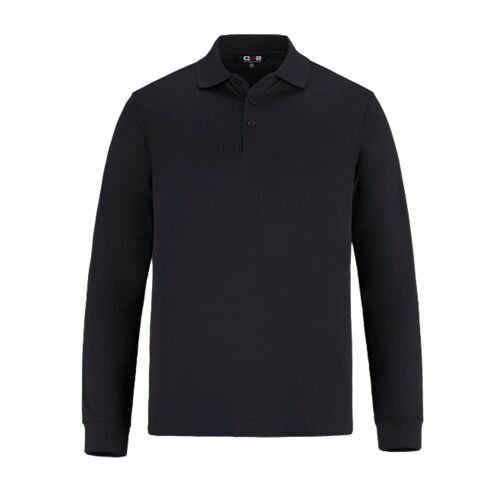 Birdie - Men's Long Sleeve Pique Mesh Polo Thumbnail