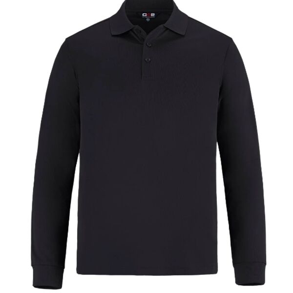 Birdie - Men's Long Sleeve Pique Mesh Polo Thumbnail