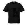 Parkour - Men's Crewneck Ring Spun Combed Cotton T-Shirt Bulk Order Thumbnail