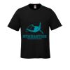 Parkour - Men's Crewneck Ring Spun Combed Cotton T-Shirt Bulk Order Thumbnail