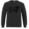 Breeze - Men's Long Sleeve Crewneck Ring Spun Combed Cotton Tee Thumbnail