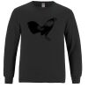Breeze - Men's Long Sleeve Crewneck Ring Spun Combed Cotton Tee Thumbnail
