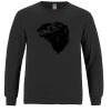 Breeze - Men's Long Sleeve Crewneck Ring Spun Combed Cotton Tee Thumbnail