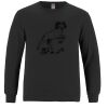 Breeze - Men's Long Sleeve Crewneck Ring Spun Combed Cotton Tee Thumbnail