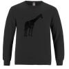 Breeze - Men's Long Sleeve Crewneck Ring Spun Combed Cotton Tee Thumbnail