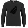 Breeze - Men's Long Sleeve Crewneck Ring Spun Combed Cotton Tee Thumbnail