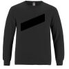 Breeze - Men's Long Sleeve Crewneck Ring Spun Combed Cotton Tee Thumbnail