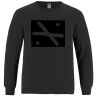 Breeze - Men's Long Sleeve Crewneck Ring Spun Combed Cotton Tee Thumbnail