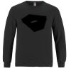 Breeze - Men's Long Sleeve Crewneck Ring Spun Combed Cotton Tee Thumbnail