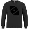 Breeze - Men's Long Sleeve Crewneck Ring Spun Combed Cotton Tee Thumbnail