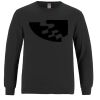 Breeze - Men's Long Sleeve Crewneck Ring Spun Combed Cotton Tee Thumbnail