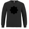Breeze - Men's Long Sleeve Crewneck Ring Spun Combed Cotton Tee Thumbnail