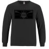 Breeze - Men's Long Sleeve Crewneck Ring Spun Combed Cotton Tee Thumbnail