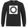 Breeze - Men's Long Sleeve Crewneck Ring Spun Combed Cotton Tee Thumbnail
