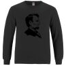 Breeze - Men's Long Sleeve Crewneck Ring Spun Combed Cotton Tee Thumbnail