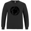 Breeze - Men's Long Sleeve Crewneck Ring Spun Combed Cotton Tee Thumbnail