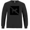 Breeze - Men's Long Sleeve Crewneck Ring Spun Combed Cotton Tee Thumbnail