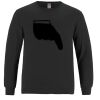 Breeze - Men's Long Sleeve Crewneck Ring Spun Combed Cotton Tee Thumbnail