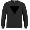 Breeze - Men's Long Sleeve Crewneck Ring Spun Combed Cotton Tee Thumbnail