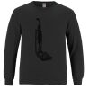 Breeze - Men's Long Sleeve Crewneck Ring Spun Combed Cotton Tee Thumbnail