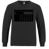 Breeze - Men's Long Sleeve Crewneck Ring Spun Combed Cotton Tee Thumbnail