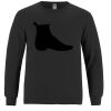 Breeze - Men's Long Sleeve Crewneck Ring Spun Combed Cotton Tee Thumbnail