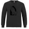 Breeze - Men's Long Sleeve Crewneck Ring Spun Combed Cotton Tee Thumbnail