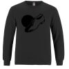 Breeze - Men's Long Sleeve Crewneck Ring Spun Combed Cotton Tee Thumbnail