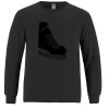 Breeze - Men's Long Sleeve Crewneck Ring Spun Combed Cotton Tee Thumbnail