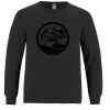 Breeze - Men's Long Sleeve Crewneck Ring Spun Combed Cotton Tee Thumbnail