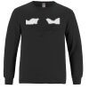 Breeze - Men's Long Sleeve Crewneck Ring Spun Combed Cotton Tee Thumbnail