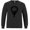 Breeze - Men's Long Sleeve Crewneck Ring Spun Combed Cotton Tee Thumbnail