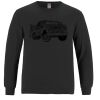 Breeze - Men's Long Sleeve Crewneck Ring Spun Combed Cotton Tee Thumbnail