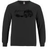 Breeze - Men's Long Sleeve Crewneck Ring Spun Combed Cotton Tee Thumbnail