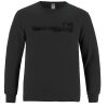 Breeze - Men's Long Sleeve Crewneck Ring Spun Combed Cotton Tee Thumbnail