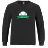 Breeze - Men's Long Sleeve Crewneck Ring Spun Combed Cotton Tee Thumbnail
