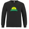 Breeze - Men's Long Sleeve Crewneck Ring Spun Combed Cotton Tee Thumbnail