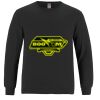 Breeze - Men's Long Sleeve Crewneck Ring Spun Combed Cotton Tee Thumbnail