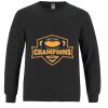 Breeze - Men's Long Sleeve Crewneck Ring Spun Combed Cotton Tee Thumbnail