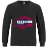 Breeze - Men's Long Sleeve Crewneck Ring Spun Combed Cotton Tee Thumbnail