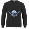 Breeze - Men's Long Sleeve Crewneck Ring Spun Combed Cotton Tee Thumbnail