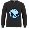 Breeze - Men's Long Sleeve Crewneck Ring Spun Combed Cotton Tee Thumbnail