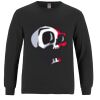 Breeze - Men's Long Sleeve Crewneck Ring Spun Combed Cotton Tee Thumbnail