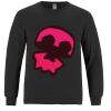 Breeze - Men's Long Sleeve Crewneck Ring Spun Combed Cotton Tee Thumbnail