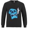 Breeze - Men's Long Sleeve Crewneck Ring Spun Combed Cotton Tee Thumbnail