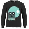 Breeze - Men's Long Sleeve Crewneck Ring Spun Combed Cotton Tee Thumbnail