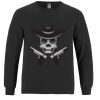 Breeze - Men's Long Sleeve Crewneck Ring Spun Combed Cotton Tee Thumbnail