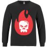 Breeze - Men's Long Sleeve Crewneck Ring Spun Combed Cotton Tee Thumbnail