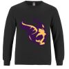 Breeze - Men's Long Sleeve Crewneck Ring Spun Combed Cotton Tee Thumbnail